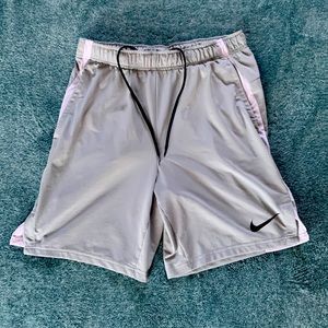 Grey Nike elite womens basketball shorts